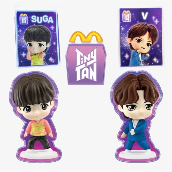 2025 Happy Meal McDonalds Tiny Tan: Suga & V - Picture 1 of 6